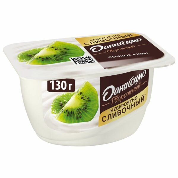 Продукт творожный Даниссимо Сочное киви 5.5% БЗМЖ 130г