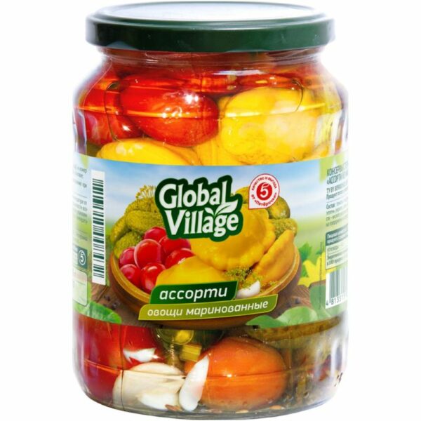 Овощи Global Village Ассорти маринованные 680г