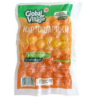 Картофель Global Village Картошарики пастеризованный 500г