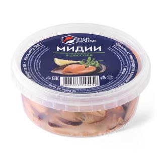 Мидии Fish House в рассоле 300г
