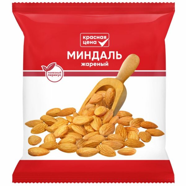 Ядра миндаля Красная цена жареные 100г