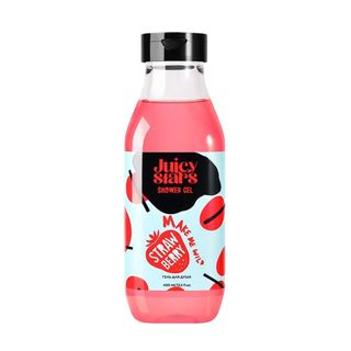 Гель Juicy Stars Крышесносная земляника для душа 400мл