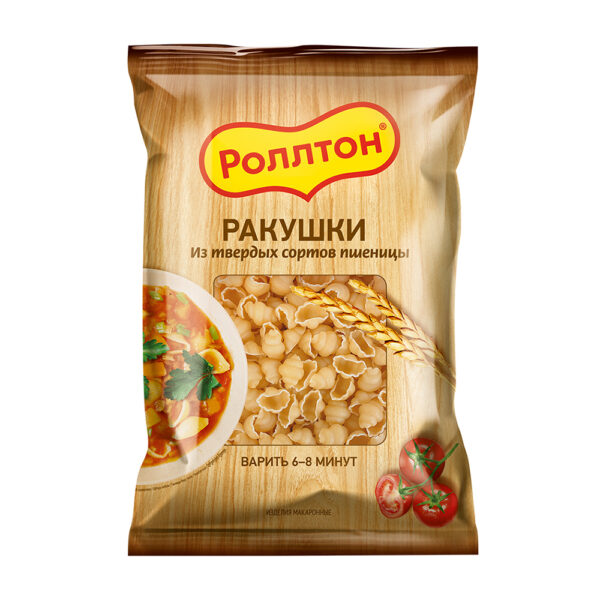 Макаронные Изделия Роллтон Ракушки 400г