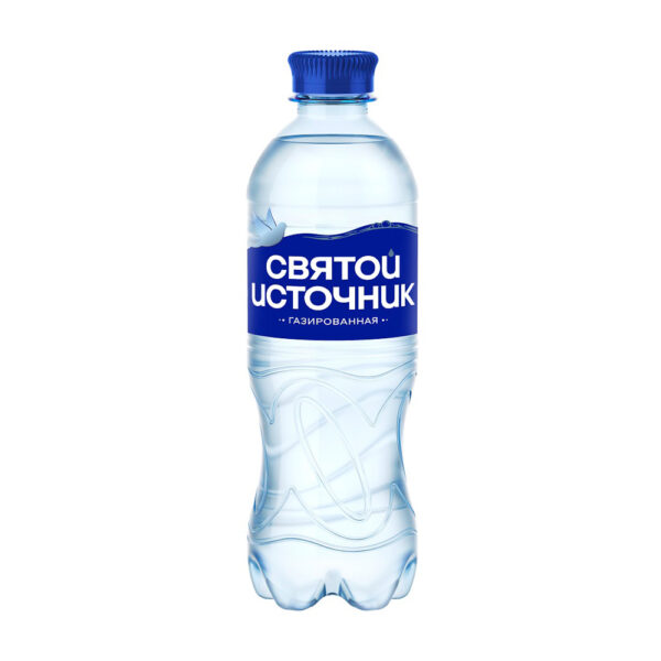 Вода Питьевая Святой Источник Газированная 0,5л пэт
