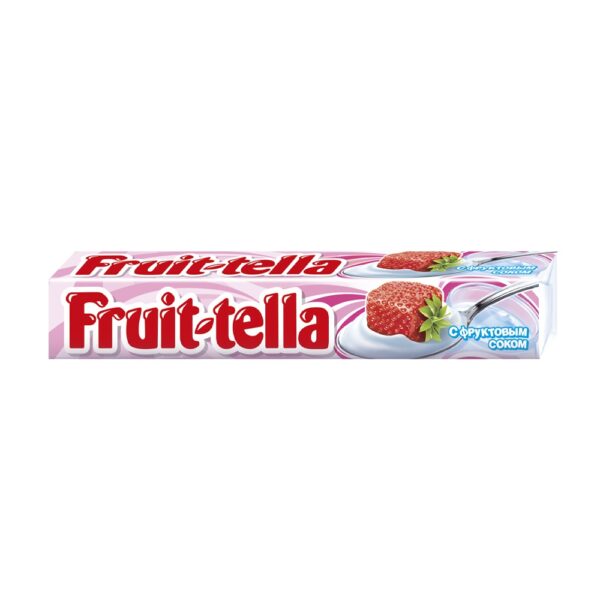 Конфеты Fruit-tella Жевательные Клубничный Йогурт 41г