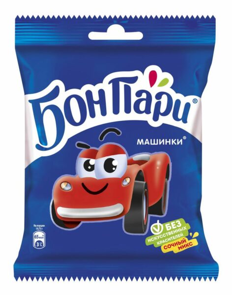 Мармелад Бон Пари со Вкусом Фруктов Машинки 75г