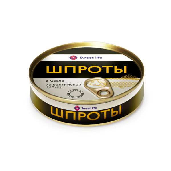 Шпроты из Балтийской Кильки в Масле 160г Sweet Life