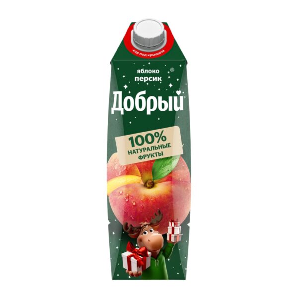 Напиток Сокосодержащий Добрый Яблоко Персик 1л