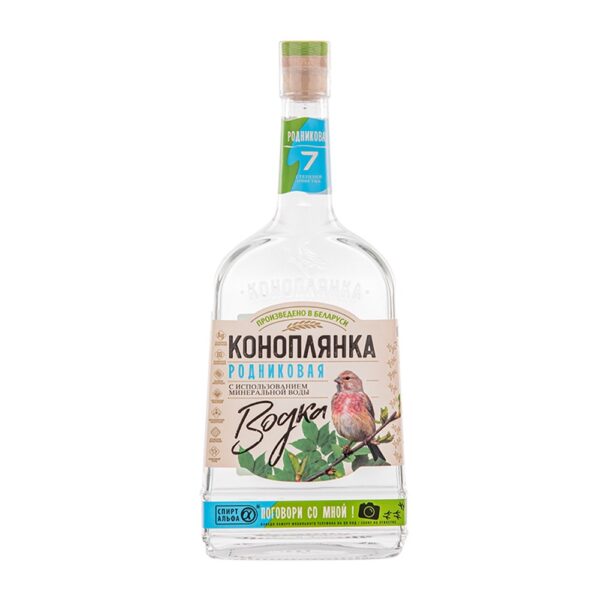 Водка Коноплянка Родниковая 40% 0,7л