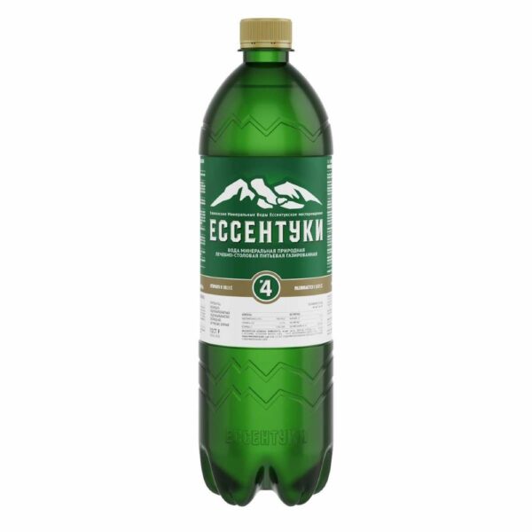 Вода Минеральная Ессентуки-4 1л пэт Холдинг Аква