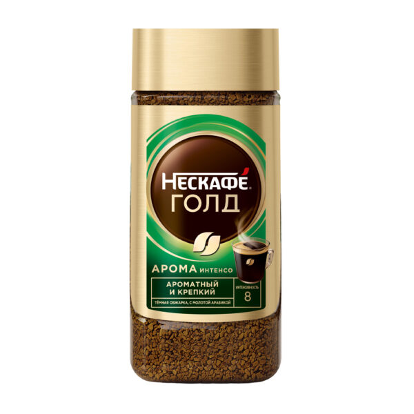 Кофе Растворимый Nescafe Gold Aroma Intenso 170г Стекло