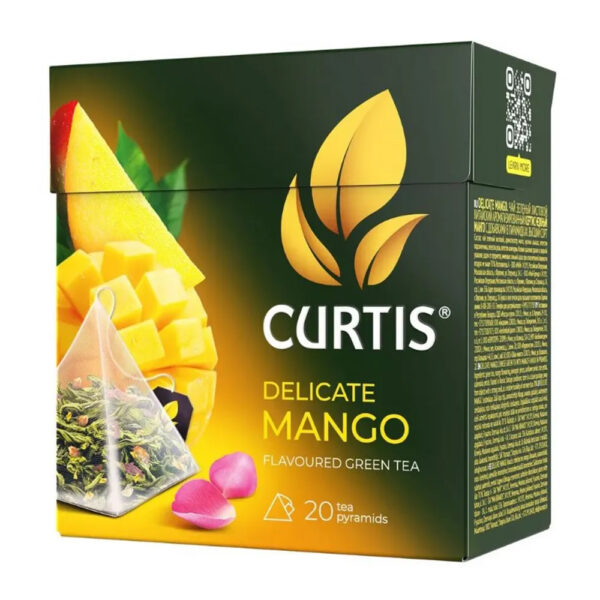 Чай Зеленый Curtis Delicate Mango 20 Пирамидок