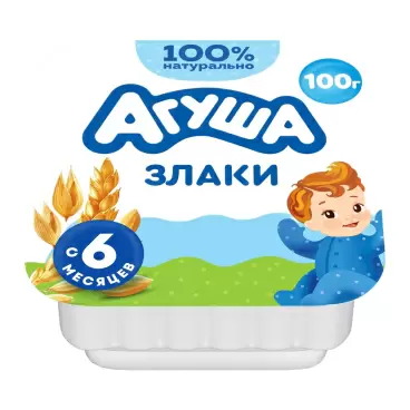 Творог Агуша Детский Злаки 3,9% 100г