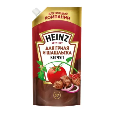 Кетчуп Heinz для Гриля и Шашлыка 550г дой-пак