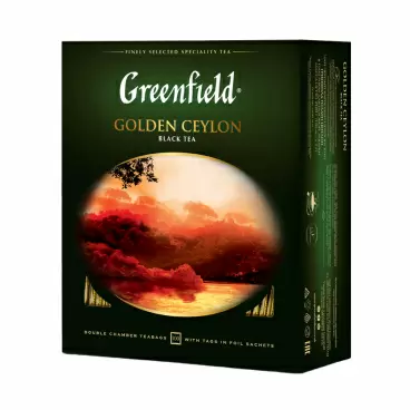 Чай Черный Greenfield Golden Ceylon 100 Пакетиков
