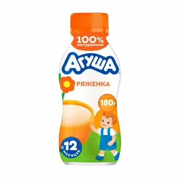 Ряженка Агуша Сладкая 3,2% 180г