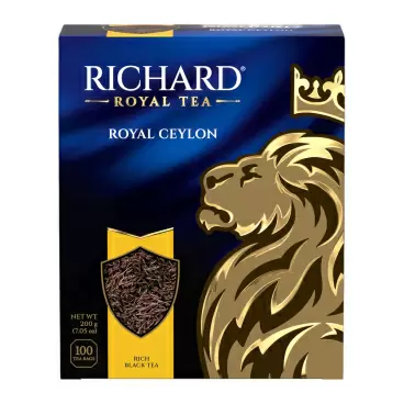 Чай Черный Richard Royal Ceylon 100 Пакетиков