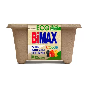 Капсулы для Стирки Bimax Color 12шт