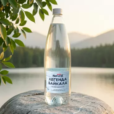 Вода SPAR NATURAL Легенда Байкала Газированная 1,5л