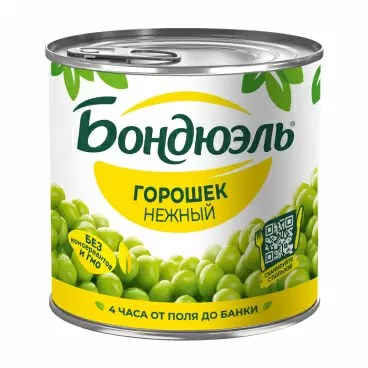 Горошек Бондюэль Нежный 400г ж/б