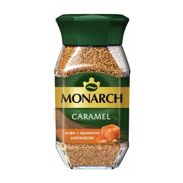 Кофе Растворимый Monarch Caramel 95г Стекло