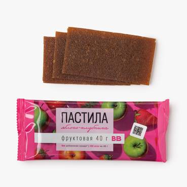 Пастила яблоко-клубника