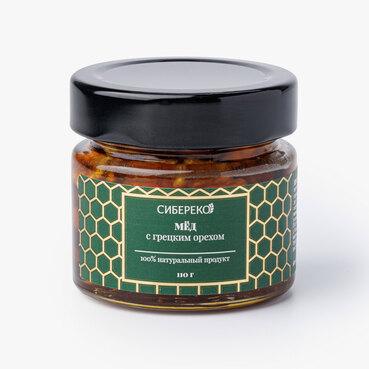 Мед с грецким орехом, 110 г