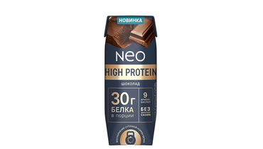 Молочный коктейль Neo High Protein высокобелковый шоколад без добавления сахара 260 г