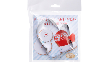 Форма-вырубка кондитерская Парфе Декор Варежка 1 шт