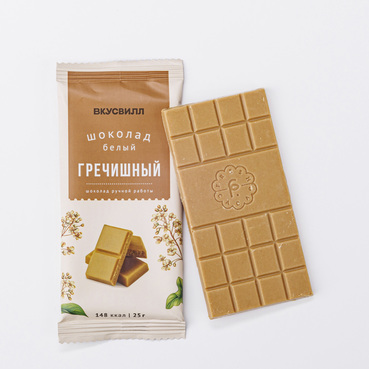 Шоколад белый "Гречишный", 25 г