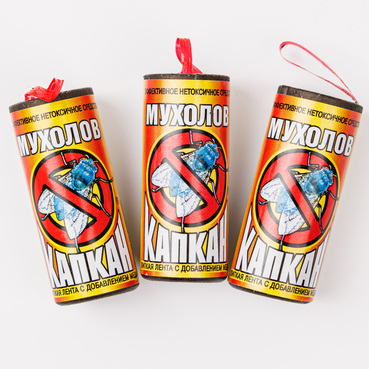 Липкая лента от мух, в ассортименте