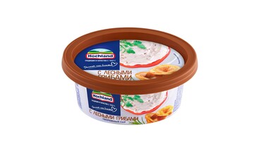 Сыр творожный Hochland с лесными грибами 60% 140 г