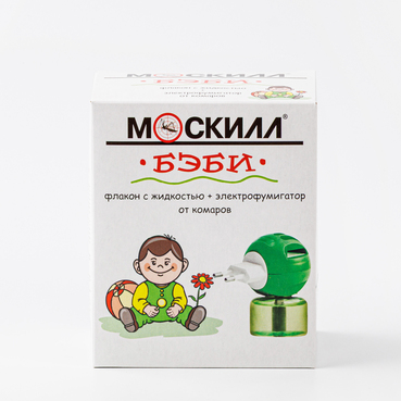 Жидкостной антикомарин детский с электрофумигатором "Москилл Бэби"