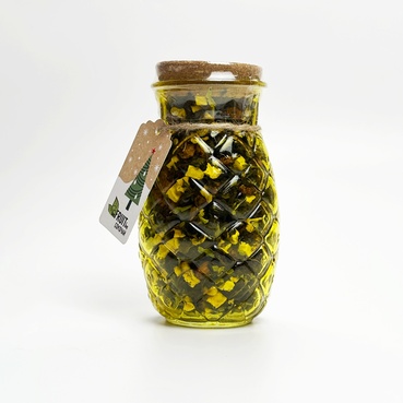 Чай черный Befruitbe пропитанный соком ананаса с кусочками ананаса вишни лемонграсса 130 г