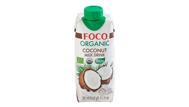 Напиток кокосовый Foco Organic без сахара Tetra Pak 330 мл