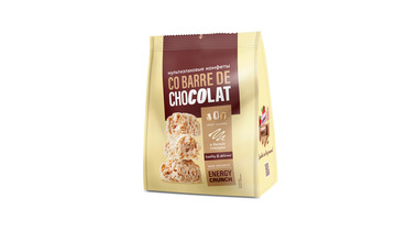 Конфеты Co barre de Chocolate мультизлаковые с белой глазурью 135 г