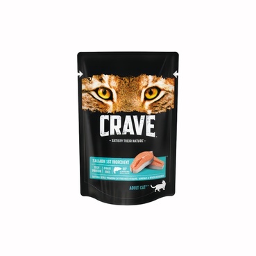 Корм для взрослых кошек Crave Лосось консервированный 70 г
