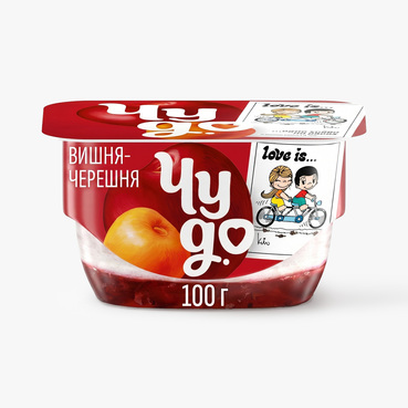 Творожок Чудо Вишня-Черешня 100 г