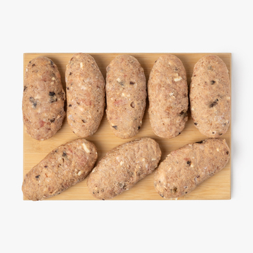 Котлеты из мяса цыпленка-бройлера и свинины с черносливом зам.
