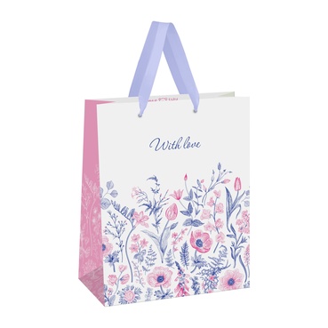 Пакет подарочный Meshu Meadow 26х32х12 см матовая ламинация