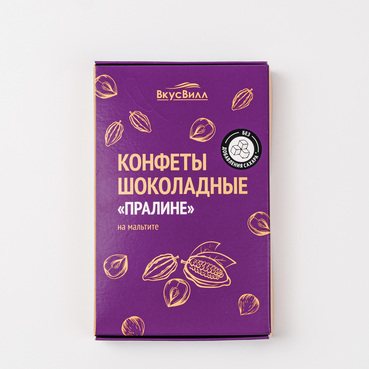 Конфеты шоколадные "Пралине" на мальтите