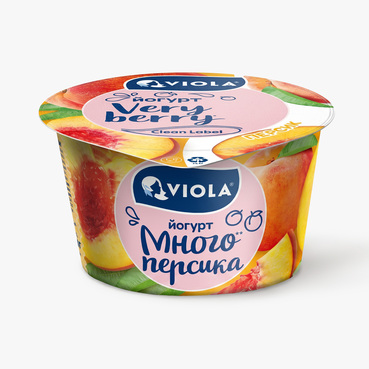 Йогурт Viola Very Berry с персиком 2,6% 180 г