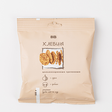 Хлебцы цельнозерн. гречневые с луком и грибами