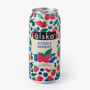 Сидр "Альска" со вкусом лесных ягод, ж/б 440 мл