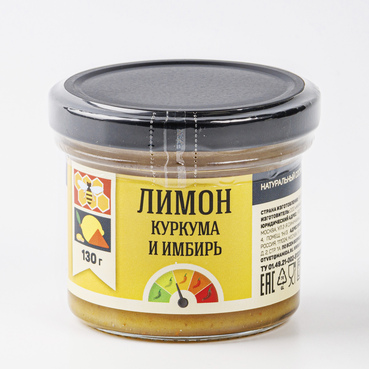 Медовый десерт "Лимон, куркума, имбирь"