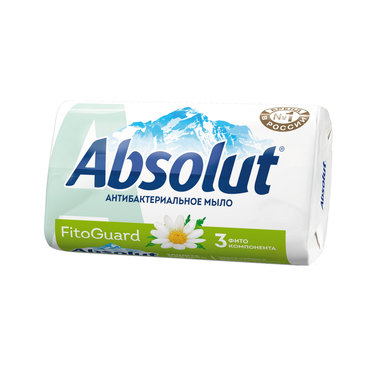 Мыло туалетное антибактериальное Absolut Ромашка 90 г