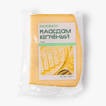 Сыр копченый "Маасдам", 200 г