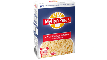 Хлопья Myllyn Paras 1928 4-х зерновые б/п 3 мин 500 г
