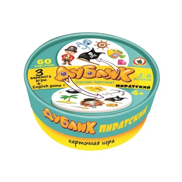 Настольная игра Русский стиль Пиратский дублик 60 карточек
