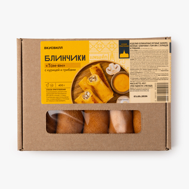 Блинчики "Том Ям" с курицей и грибами, зам.
